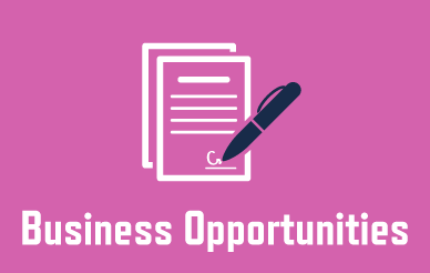Business Opportunities text and icon