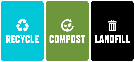 recycle compost landfill graphiuc
